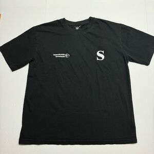 SLOWACID × TEDDYISLAND NCT Black Crewneck Relaxed Fit T-Shirt Size: Medium